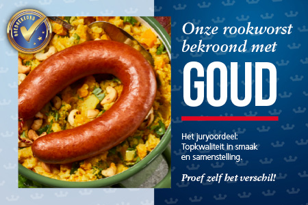 GOUD voor onze rookworsten